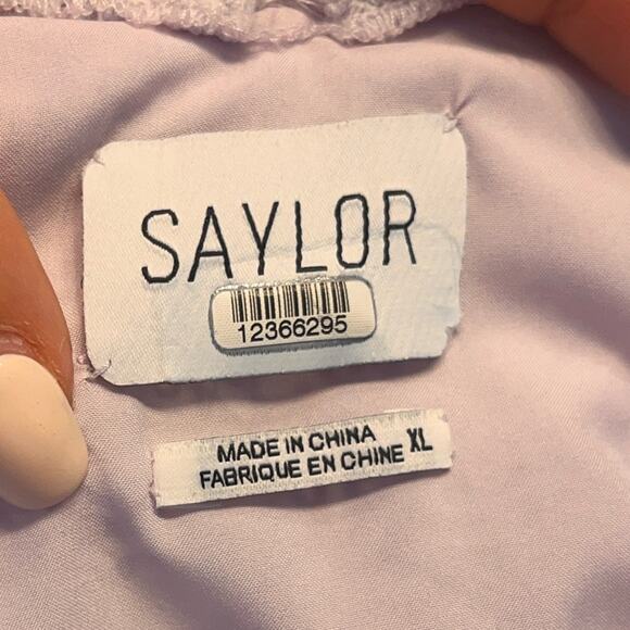 Saylor Lilac Adwoa Lace Overlay Dress XL - Picture 8 of 11